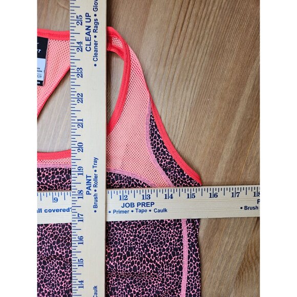 Nike Dri-Fit Women's Racerback Tank Top Small Pink Leopard Print - Picture 8 of 8